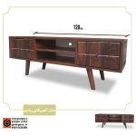 میز تلویزیون و میز تی وی آماندا پایه چوبی - Image 8