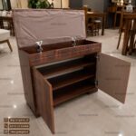 جاکفشی نیمکتی باکس دار دو درب نما وکیوم - Image 2