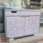 جاکفشی نیمکتی باکس دار دو درب نما وکیوم - Image 8