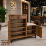 جاکفشی نشیمن دار نیمکتی طرح ال درب ام دی اف وکیوم - Image 3