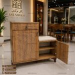 جاکفشی نشیمن دار نیمکتی طرح ال درب ام دی اف وکیوم - Image 2