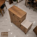جاکفشی نشیمن دار نیمکتی طرح ال درب ام دی اف وکیوم - Image 4
