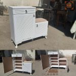 جاکفشی نشیمن دار نیمکتی طرح ال درب ام دی اف وکیوم - Image 5