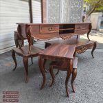 سرویس جاکفشی،میز تی وی و میز جلومبلی و عسلی طرح پیچک 4تیکه - Image 3