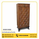 جاکفشی آپارتمانی درب ام دی اف وکیوم کشودار تک درب