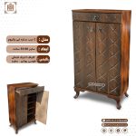 قیمت جاکفشی دو درب کشودار نما ام دی اف وکیوم پایه فایبر - Image 2