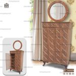 قیمت جاکفشی با آینه گرد ام دی اف وکیوم - Image 9