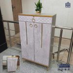جاکفشی پایه فلزی 2 درب نما آیناز سه بعدی وکیوم