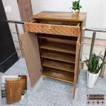 جاکفشی پایه فلزی 2 درب نما آیناز سه بعدی وکیوم - Image 4