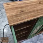 جاکفشی 3 درب حصیری نما دار تک کشو - Image 10