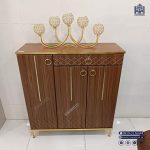 جاکفشی هشت طبقه آیناز نوار طلایی 3 درب نما وکیوم - Image 5