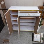 جاکفشی هشت طبقه آیناز نوار طلایی 3 درب نما وکیوم - Image 3