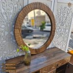 جاکفشی کمدی آینه دار نما وکیوم 3 درب پایه دار - Image 5