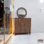 قیمت جاکفشی با آینه گرد ام دی اف وکیوم - Image 6