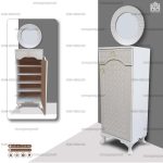 قیمت جاکفشی با آینه گرد ام دی اف وکیوم - Image 10