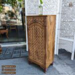 جاکفشی آپارتمانی درب ام دی اف وکیوم کشودار تک درب