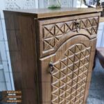 جاکفشی آپارتمانی درب ام دی اف وکیوم کشودار تک درب - Image 5