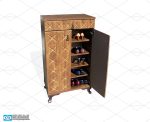 قیمت جاکفشی دو درب کشودار نما ام دی اف وکیوم پایه فایبر - Image 9