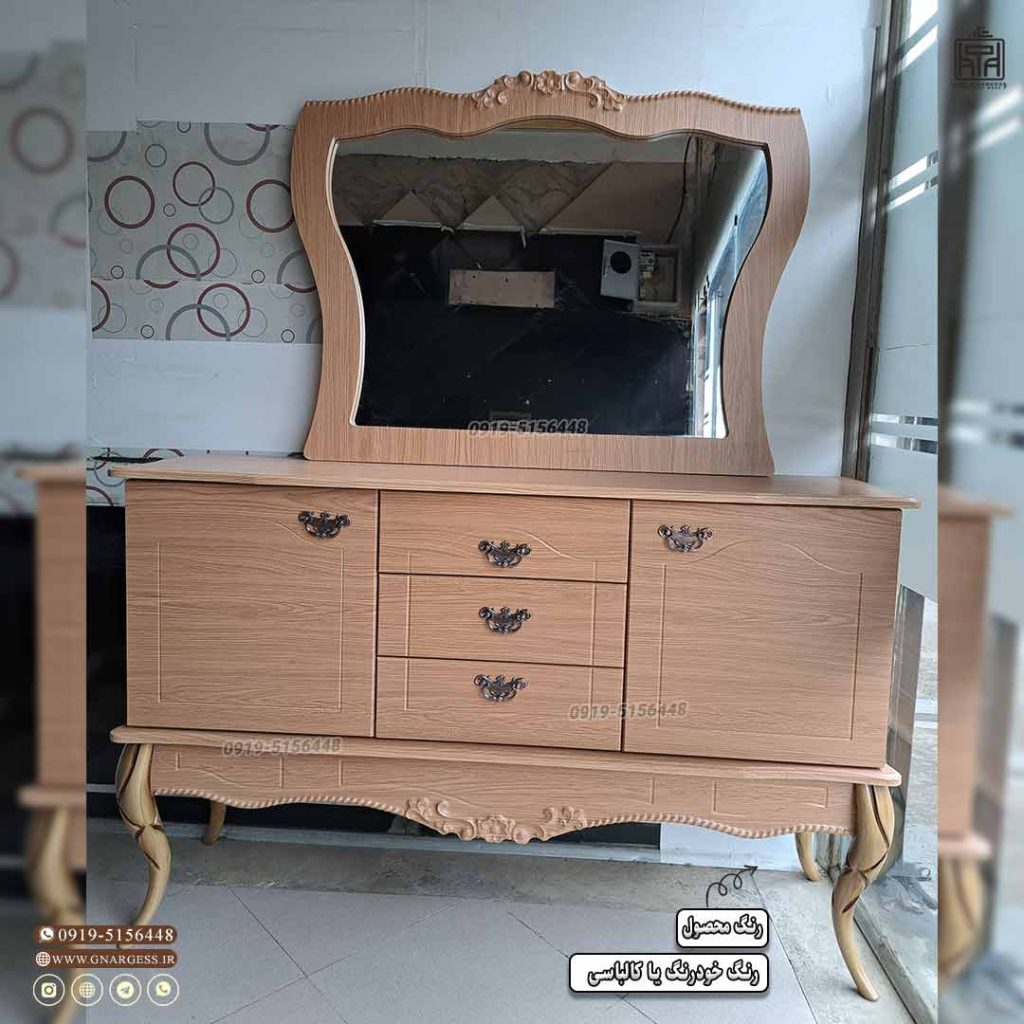 آینه کنسول جدید پیچک به همراه آینه با نمای سه بعدی وکیوم - Image 6