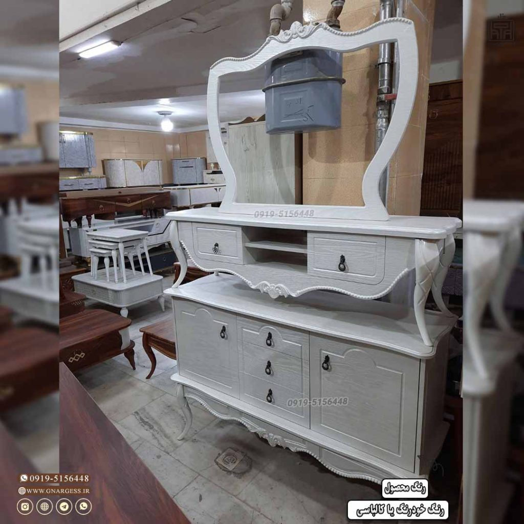 آینه کنسول جدید پیچک به همراه آینه با نمای سه بعدی وکیوم - Image 7