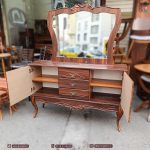 ست آینه کنسول و کنسول جاکفشی پیچک به همراه میزتلویزیون و میز جلومبلی 9 تیکه - Image 4