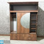 کمد دیواری و کمد لباس مجموعه ایی درب ریلی سایز 140 سانت - Image 6