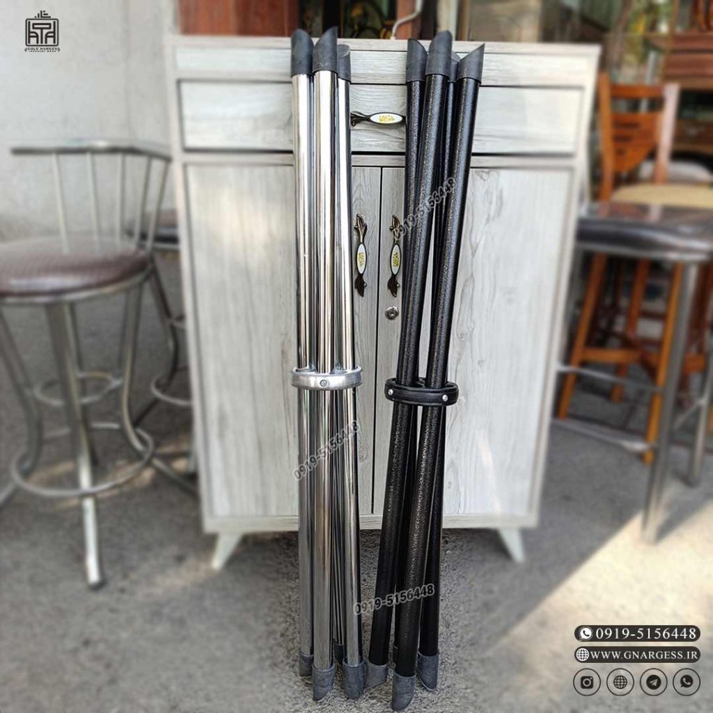 پایه میز تاشو ناهار خوری مدل خرچنگی سایز 100 سانتی متر بصورت تک و عمده - Image 2