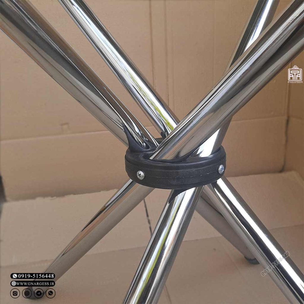 پایه میز تاشو ناهار خوری مدل خرچنگی سایز 100 سانتی متر بصورت تک و عمده - Image 9