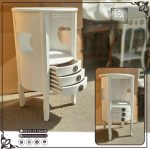 میز آباژور و میز تلفن چوبی جدید طرح اپل سه کشو - Image 5