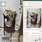 میز آباژور و میز تلفن چوبی جدید طرح اپل سه کشو - Image 8