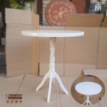 میز خاطره و میز گرد چوبی مدل آرزو - Image 7