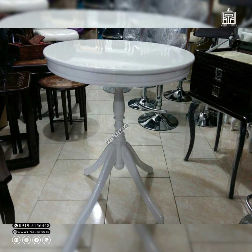 میز خاطره و میز گرد چوبی مدل آرزو - Image 6
