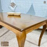 میز غذاخوری چوبی ماهور با طراحی دالبوردار شرکتی - Image 3