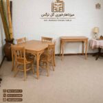 میز غذا خوری چوبی مدل لهستانی مدل مخروطی - Image 4