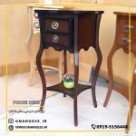 میز تلفن 2 کشو خرچنگی موریس - Image 2