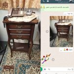 مدل میز تلفن 3 کشو چوبی طرح سانا - Image 5