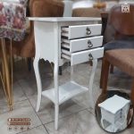 مدل میز تلفن 3 کشو چوبی طرح سانا - Image 6