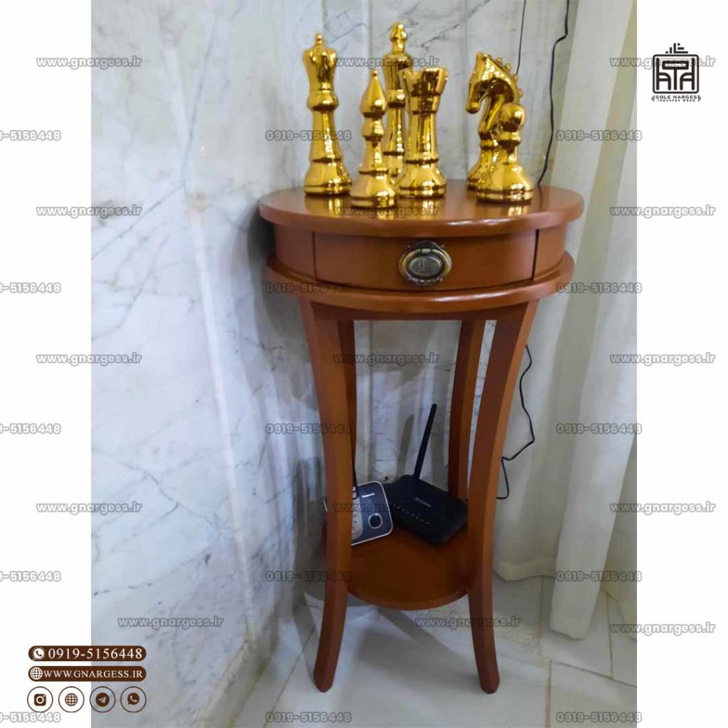 میز تلفن مدرن طرح ایفل گرد - Image 6