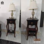 میز تلفن تک کشو چوبی شاینا - Image 7