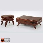 میز جلومبلی و میز عسلی مدل جزیره