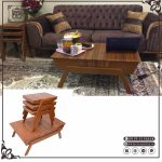 میز جلومبلی و میز عسلی قایقی صفحه ضد آب وکیوم - Image 5