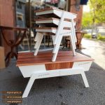 حراج میز جلومبلی و میز عسلی قایقی تک کشو در حراج پاییزی