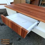 حراج میز جلومبلی و میز عسلی قایقی تک کشو در حراج پاییزی - Image 4