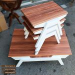 حراج میز جلومبلی و میز عسلی قایقی تک کشو در حراج پاییزی - Image 3