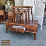 میز جلومبلی و میز کنار مبلی مدرن مدل نگین - Image 2