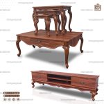 ست جدید میز جلو مبلی و میز تلویزیون رویال سلطنتی - Image 3