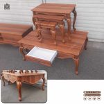 میز جلو مبلی و میز عسلی رویال سلطنتی مدل پایه مبلی - Image 8