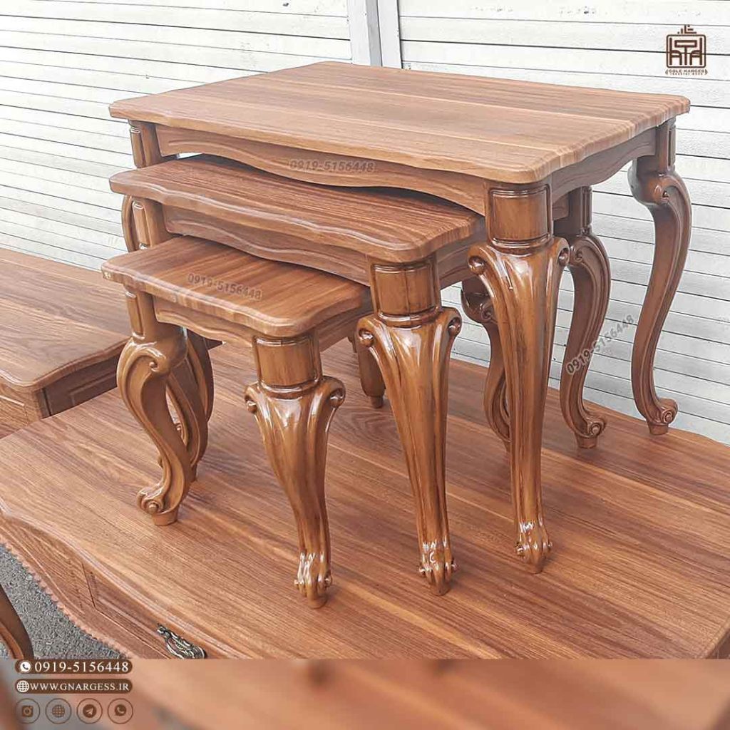 میز جلو مبلی و میز عسلی رویال سلطنتی مدل پایه مبلی - Image 7
