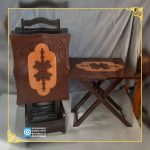 میز عسلی و کنار مبلی تاشو ساده و گلدار - Image 6