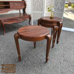 میزعسلی و میز کنار مبلی جدید گرد رینگی پایه پلیمری - Image 2